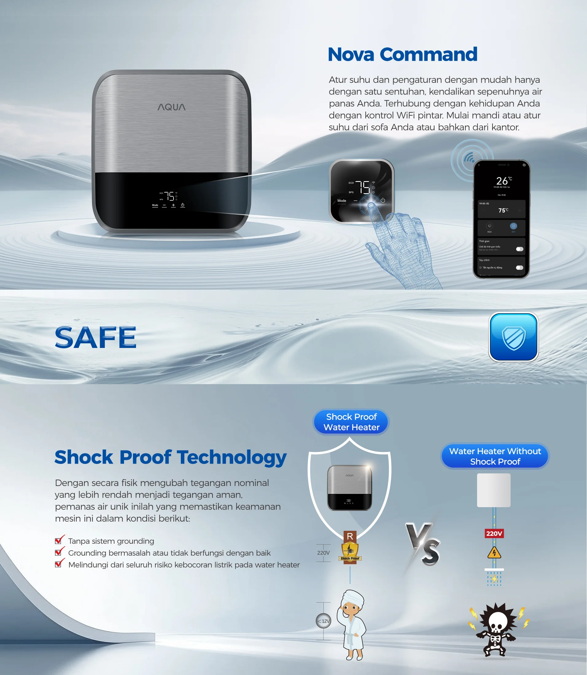 Water heater AES30V-SIW1